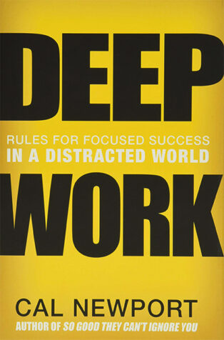 Deep Work by Cal Newport - Book Cover