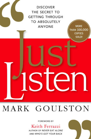 Just Listen by Mark Goulston - Book Cover