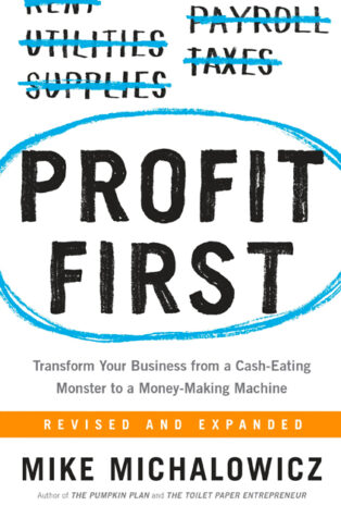 Profit First by Mike Michalowicz - Book Cover