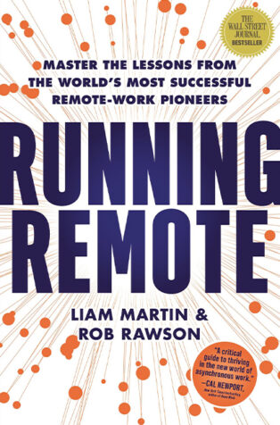 Running Remote by Liam Martin, - Book Cover