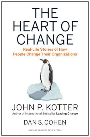 The Heart of Change by John P. Kotter, - Book Cover